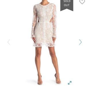 NWOT FANCO LACE BACKLESS DRESS